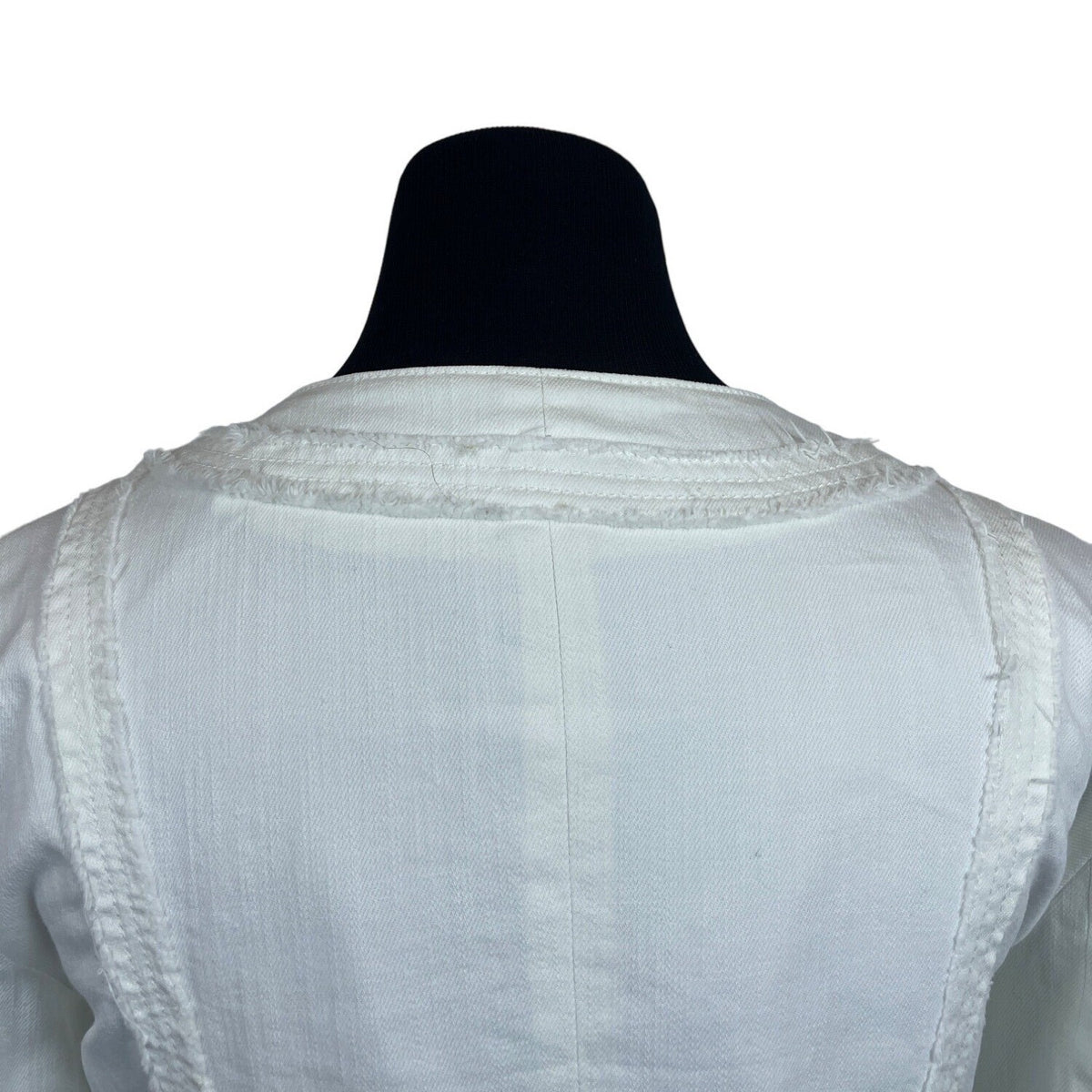 Armani Collezioni Women's White Jean Jacket Sz 38 (US 7)