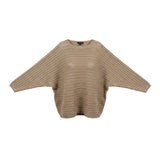 Lauren Ralph Lauren Womens Tan Textured Knit Sweater Relaxed Fit Sz L