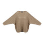 Lauren Ralph Lauren Womens Tan Textured Knit Sweater Relaxed Fit Sz L
