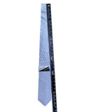 Arrow Mens Silver & Blue 100% Silk Geometric Pattern Neck Tie Versatile Design