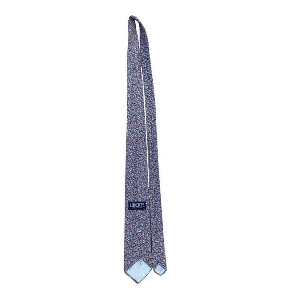 Liberty Mens Multicolor Floral 100% Cotton Tie Made In USA Slim Pattern