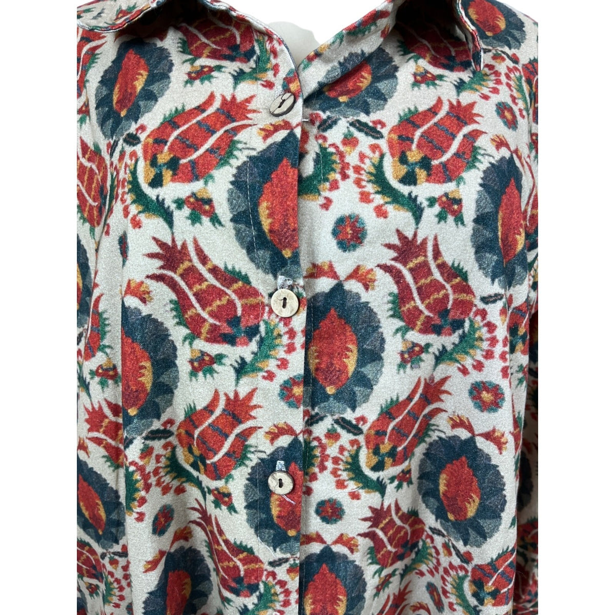 Ipekci Women's Paisley Pattern Long Sleeve Dress Sz 3