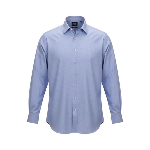 Jos. A. Bank Mens Purple Cotton Dress Shirt Travelers Collection Size 18.5 38