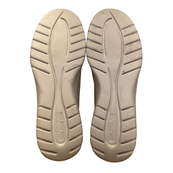 Skechers Women’s Taupe Slip-Ins Air-Cooled Memory Foam Flat Sneakers Size 11