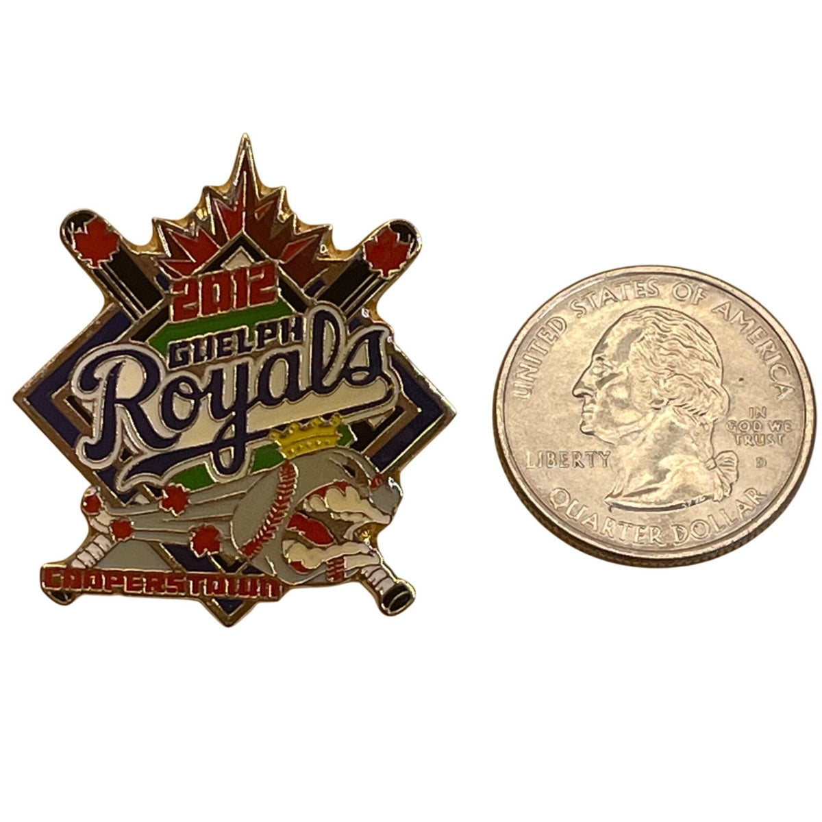 2012 Guelph Royals Cooperstown Baseball Team Pin Collectible