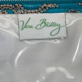 Vera Bradley Women’s Aqua & White Paisley Print Adjustable Strap Lunch Bag