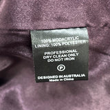 Unreal Fur Womens Faux Fur Coat In Plum Purple Size XS
