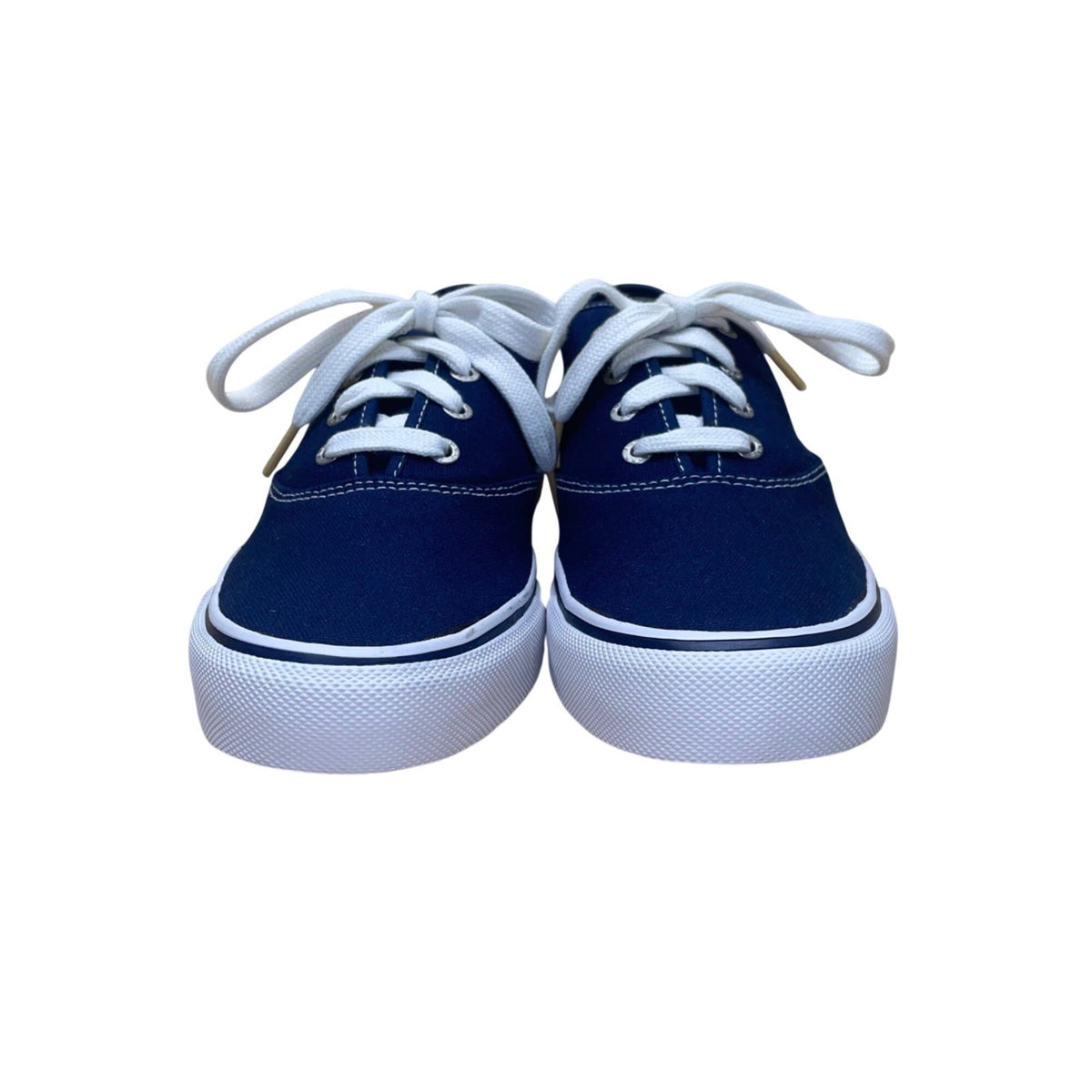 G.H. Bass & Co Women’s Navy Canvas Lace-Up Bass Happy Sneakers Size 10 M