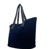 Scout Women’s Navy Blue Canvas Double Handle Snap Closure Everyday Tote Bag