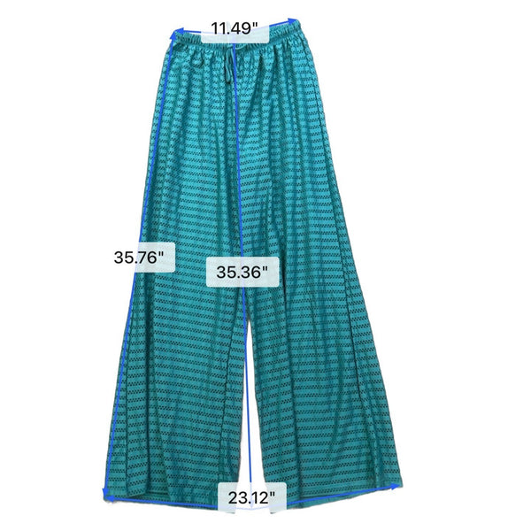 Hurley Womens Teal Button-Up Shirt & Elastic Waist PantsSet Sz XS Set
