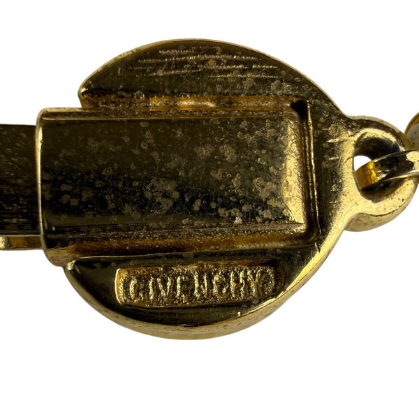 Givenchy Womens Gold Tone & Faux Pearl Bracelet Elegant Classic Design