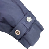 Sanyo Women Navy Blue Double-Breasted Trench Coat Belted With Buttoned Cuffs