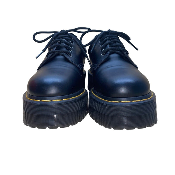 Dr. Martens Unisex Black Leather Lug Platform Lace-Up Dress Shoes Sz L10/M9