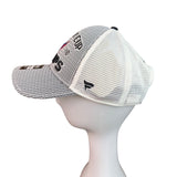 Fanatics Mens Gray/White Mesh Polyester NHL Hat OS