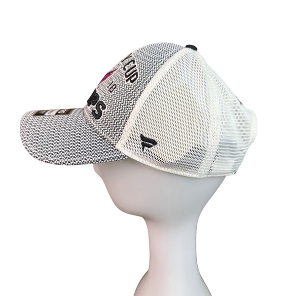 Fanatics Mens Gray/White Mesh Polyester NHL Hat OS