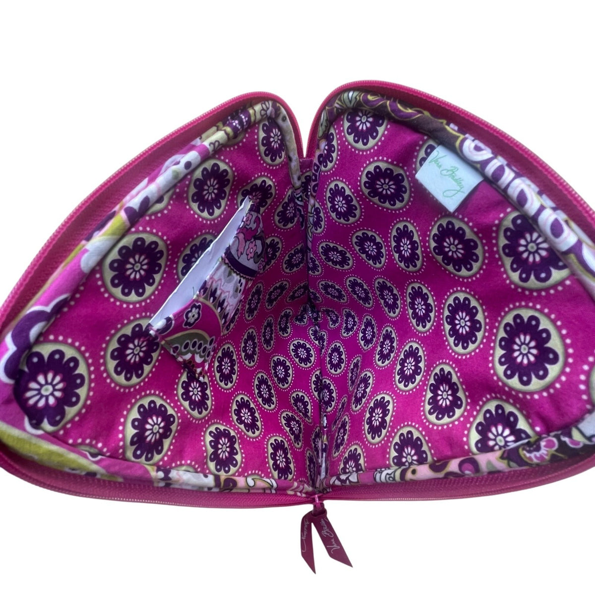 Vera Bradley Women’s Multi Quilted Paisley Floral Zip Laptop Tablet Sleeve Case