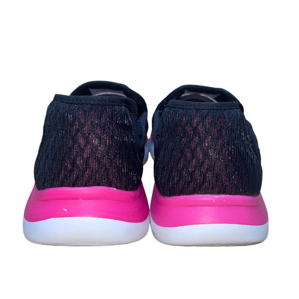 Easy Spirit Women’s Black & Pink e360 Slip-On Walking Myles Shoes Size 11