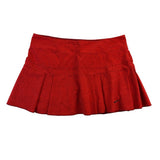 Nike Womens Red Dri-Fit Active Pleated Skort Animal Print  Sz Large