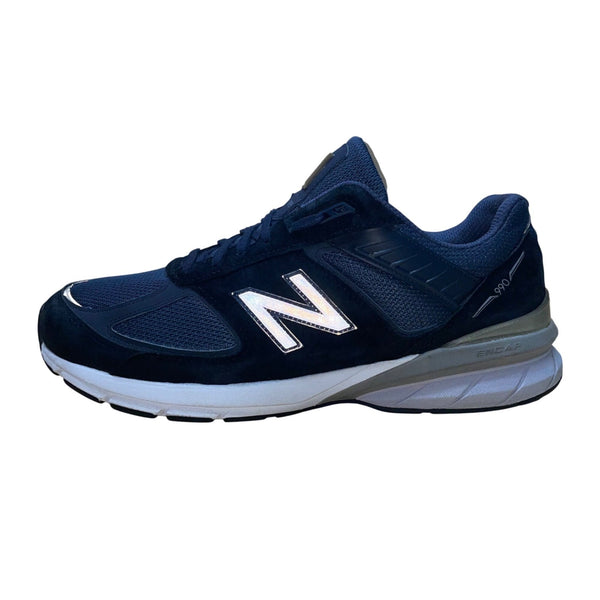 New Balance Men’s Navy Suede & Mesh 990v5 Running Course Shoes Size 11.5 4E Wide