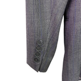 Saint Laurent Mens Gray Wool Pinstripe Blazer & Pants Suit Classic Fit