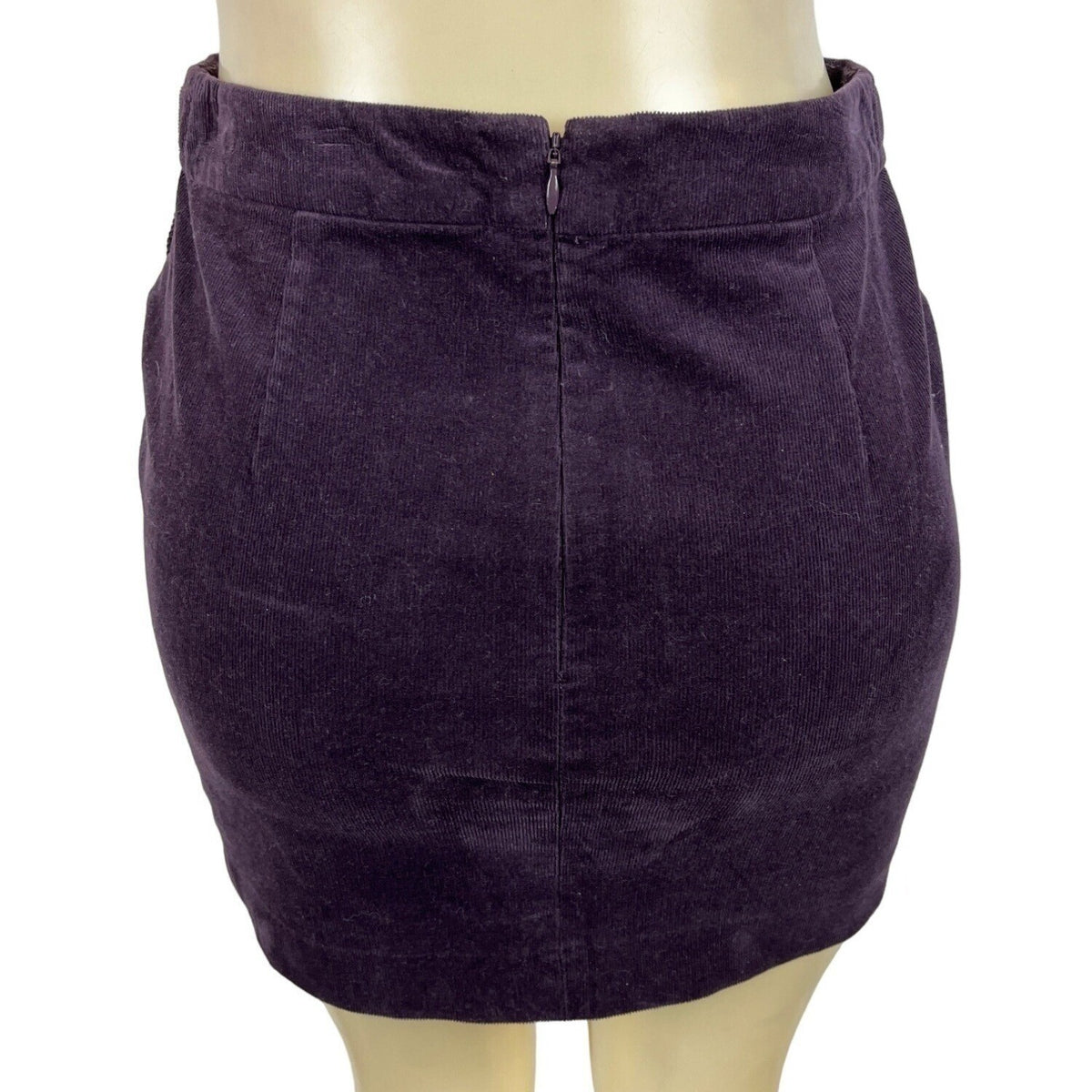 Banana Republic Women's Purple Corduroy Tube Skirt Sz 0