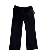 Rafaella Womens Black Curvy Fit Straight Leg Dress Pants Stretch Sz 16W