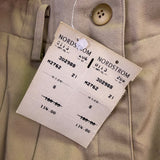 Nordstrom Michii Moon Women Tan High-Waist Pleated Dress Pants Size 8 