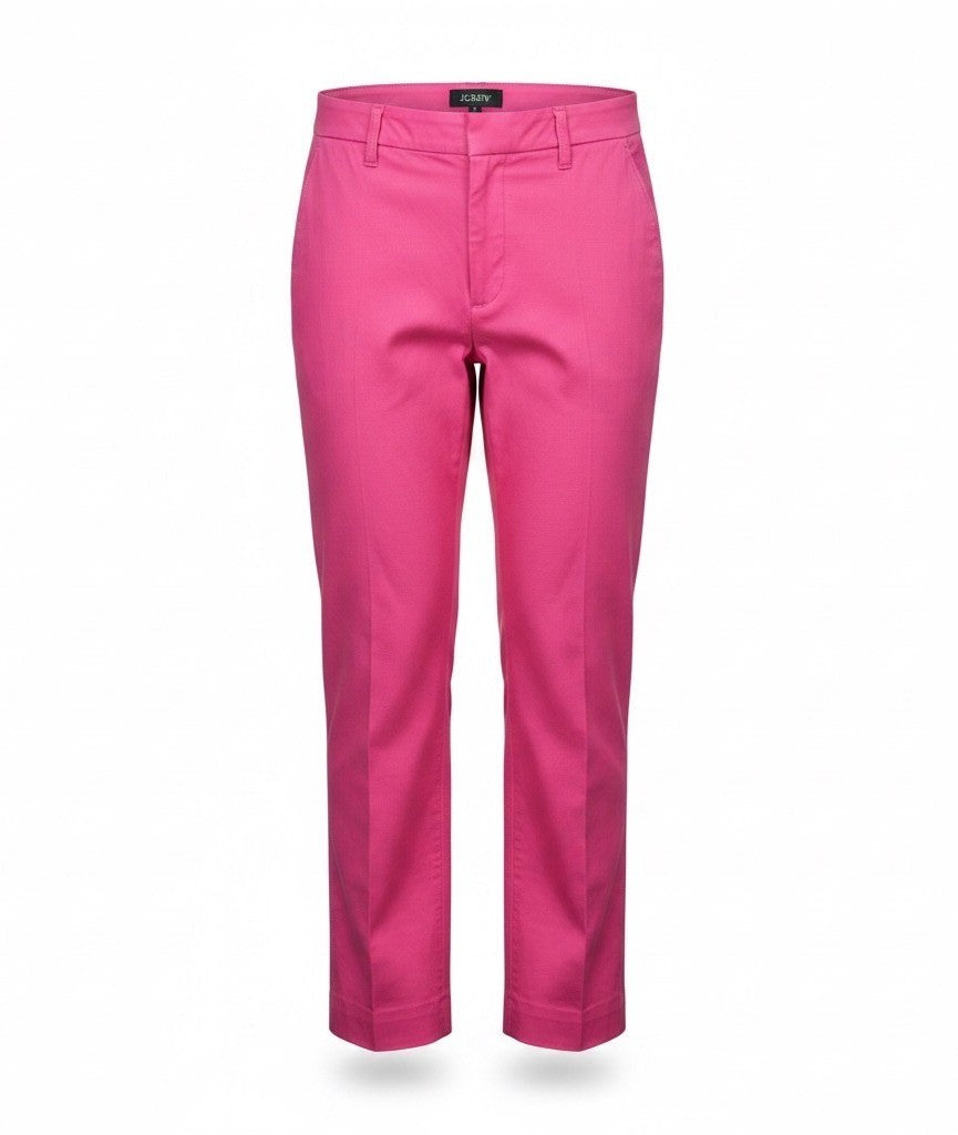J.Crew Womens Pink Leather Pants Modern Slim Fit Stylish High-Quality Size 6
