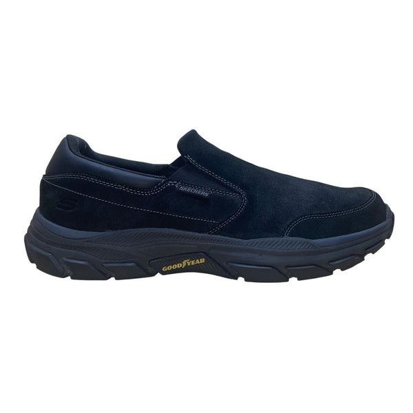 Skechers Men’s Black Slip-On Air-Cooled Memory Foam Goodyear Soles Size 15