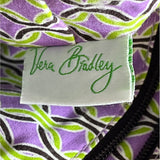 Vera Bradley Women's Black Flowered Multicolor Floral Shoulder Bucket Bag Sz M