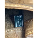 Handmade in Paraguay Brown Leather Bucket Tote Bag