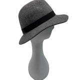 Brigthes Georgeet Clyne Fine Clothes Gray Felt Fedora Hat
