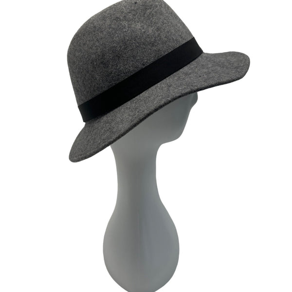 Brigthes Georgeet Clyne Fine Clothes Gray Felt Fedora Hat