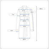 Ipekci Women's Paisley Pattern Long Sleeve Dress Sz 3