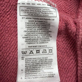 Adidas Mens Burgundy Pullover Hoodie Classic Design With Front Pocket Size S