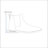 Soda Women’s Brown Faux Suede Slip-On Stacked Heel Chelsea Ankle Booties Sz 8.5