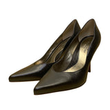 Kenneth Cole Women’s Black Leather Pointed Toe Stiletto Heel Pumps Size 9