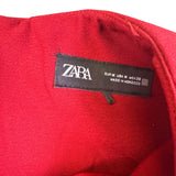 Zara Womens Red Sleeveless Shift Dress Size M