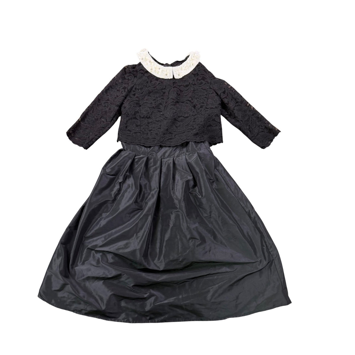 Vintage Rickie Freeman Teri Jon Womens Black Evening Gown  Sz 6