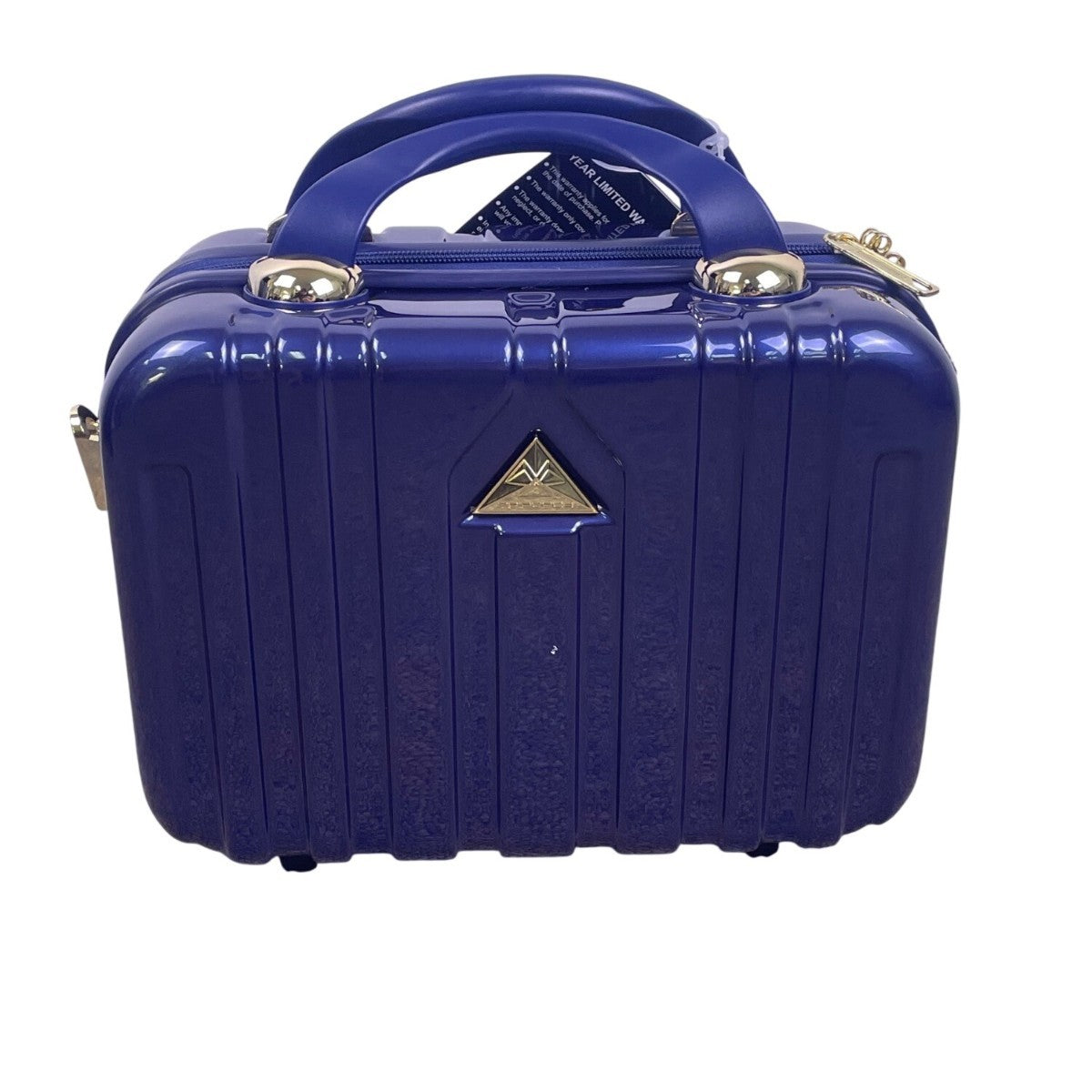 Triforce Unisex Blue Aluminum 2-Piece Luggage Set With Spinner Wheels & TSA Lock