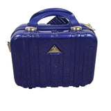 Triforce Unisex Blue Aluminum 2-Piece Luggage Set With Spinner Wheels & TSA Lock