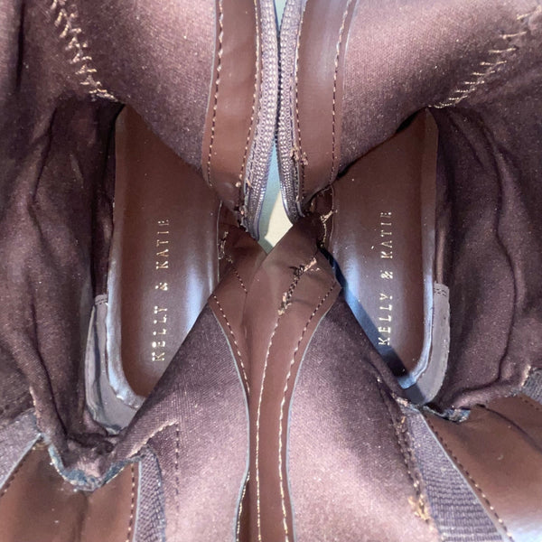 Kelly & Katie Women’s Brown Man-Made Tall Riding Boots Size 7.5