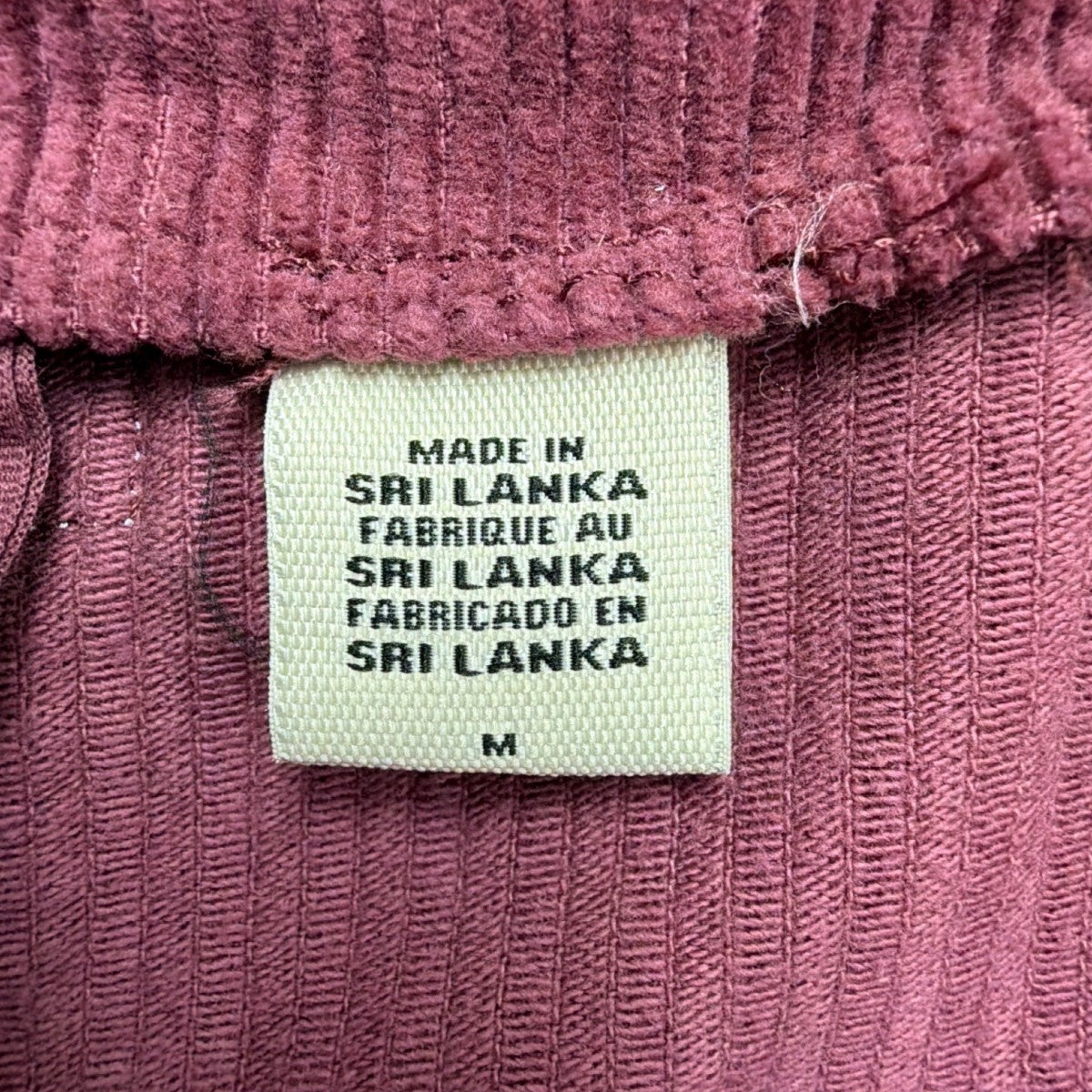 Levis Womens Burgundy Cotton Corduroy Button-Front Overall Midi Dress Size M