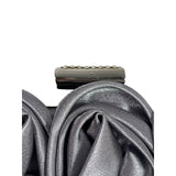 Jessica McClintock Women's Satin Silver Chain Strap Rosaria Clutch Sz S- NWT