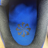 Nike Youth Black & Blue Synthetic Leather Lace-Up Casual Sneakers Size 3.5Y