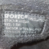 Sporto Women’s Black Suede Waterproof Polartec Lace-Up Ankle Boots Size 6.5M