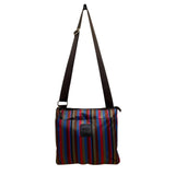 Brics Women’s Multicolor Nylon Striped Bag Adjustable Strap Crossbody Bag