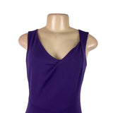 White House Black Market Womens Purple Sleeveless Fit Dress Size 0P