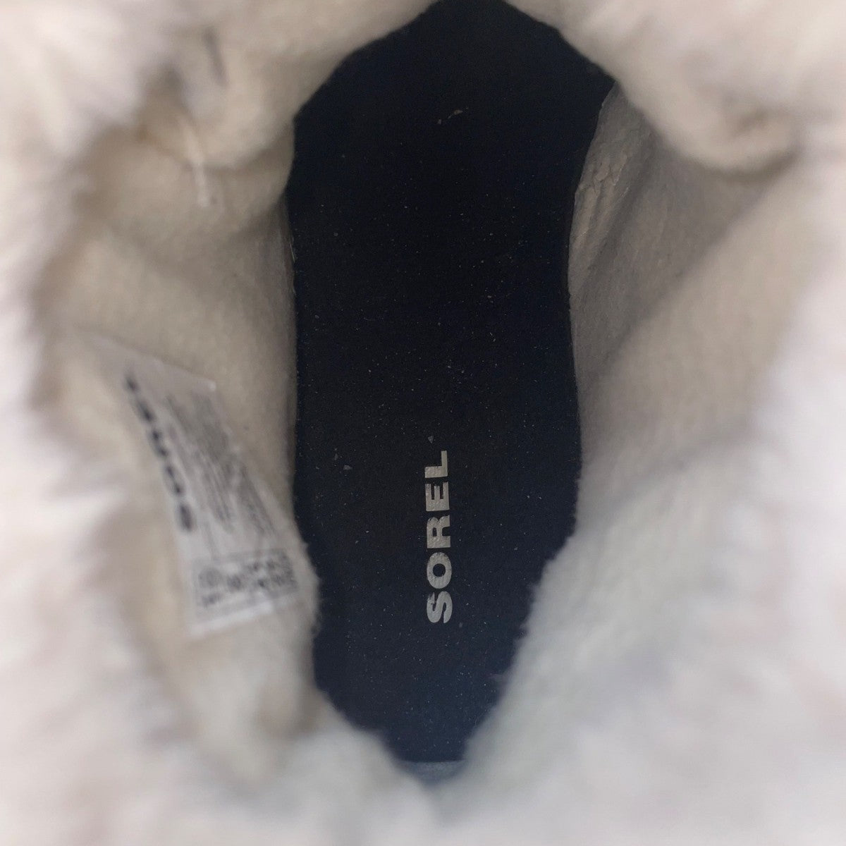 Sorel Women’s Gray Leather With Faux Fur Lining Waterproof Winter Boots Size 10