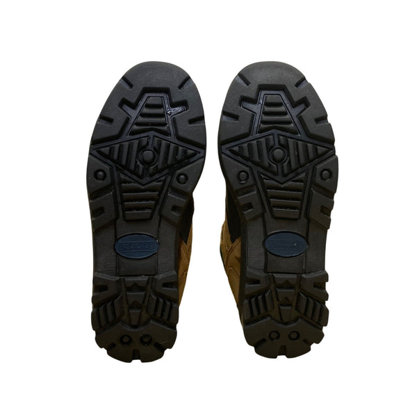 Lands End Men’s Brown & Green Suede Waterproof Lace-Up Ankle Hiking Boots Sz 8B